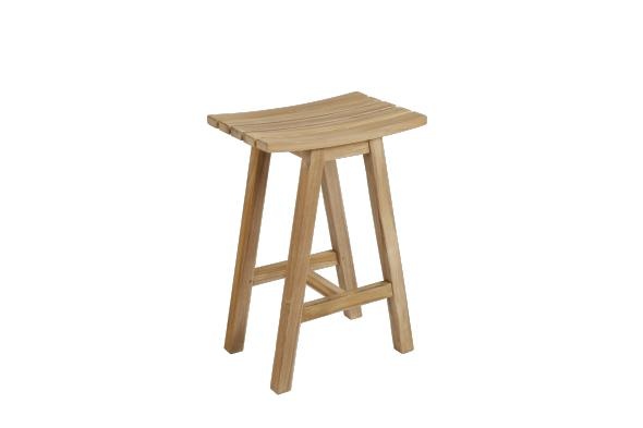 Keros barstol H65 cm - teak