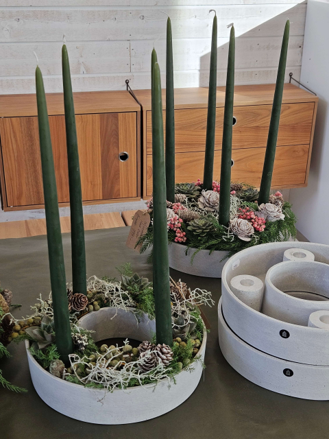 The Ring ljusstake Ø 26 cm - grey