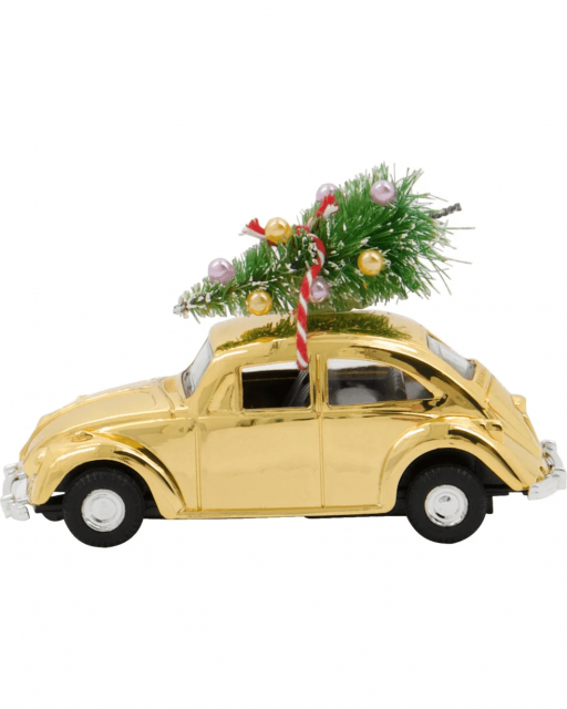 Xmas Car juldekoration - guld