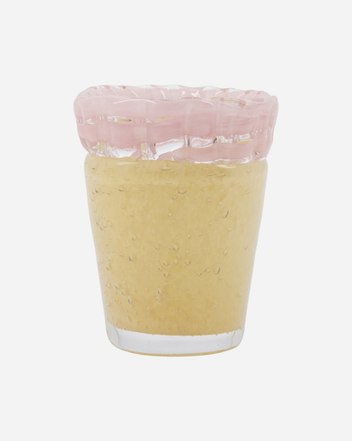 Kupla vas H9,5 cm - beige/rosa