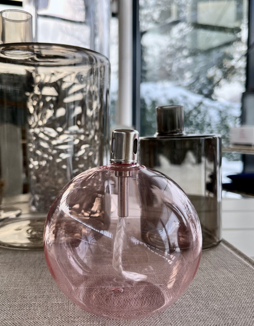 Oljelampa Sphere, S - light pink
