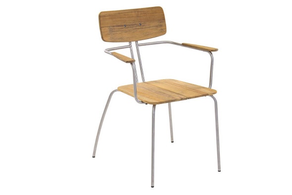 Kozani karmstol - teak