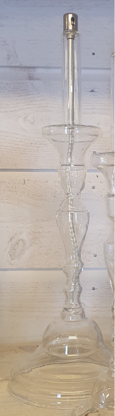 Oljelampa kandelaber L - clear