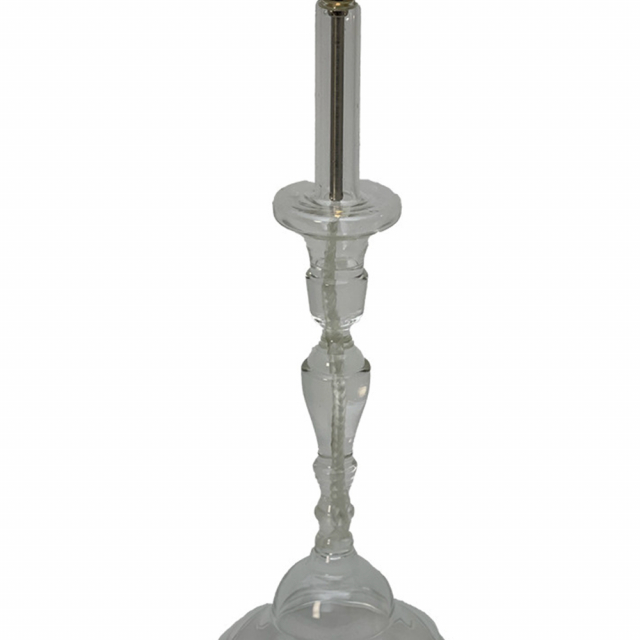 Oljelampa kandelaber L - clear