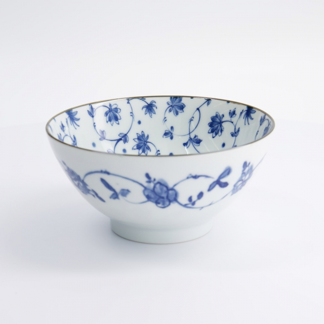 Natsu Karakusa mixskål Ø 178 H87 cm - blue/white