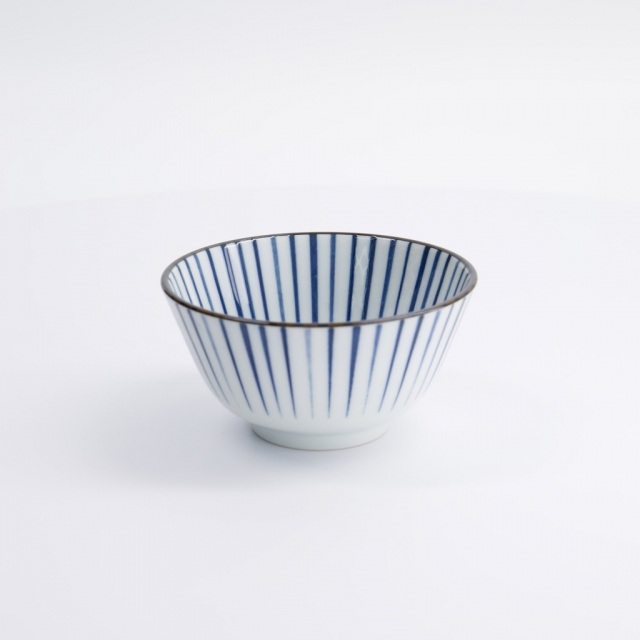 Natsu Tokusa risskål Ø 12 H64 cm - blue/white