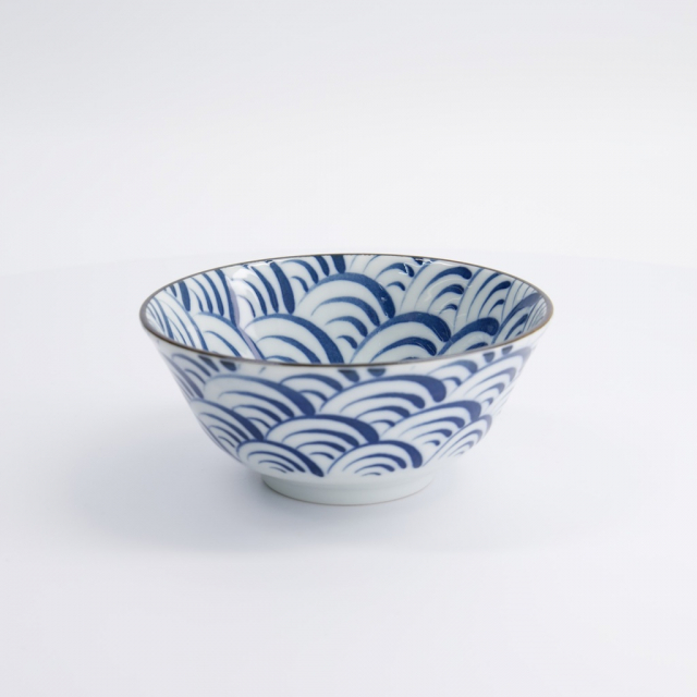 Natsu Nami tayoskål Ø 152 H67 cm - blue/white
