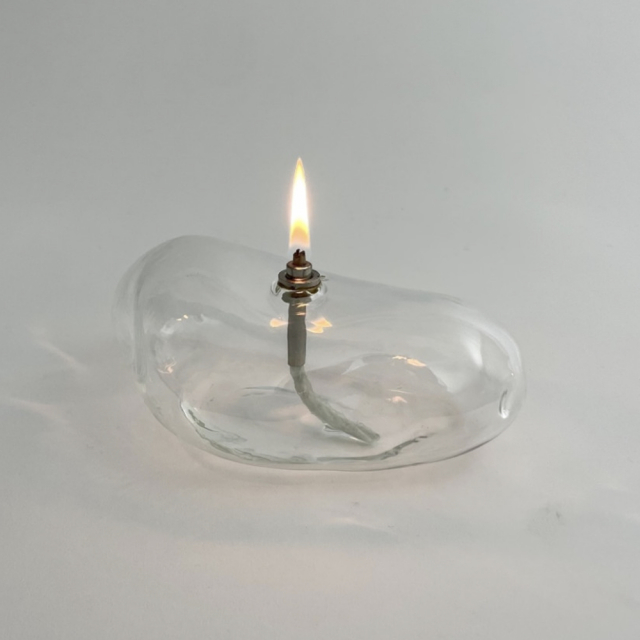 Oljelampa Granit, M - Clear