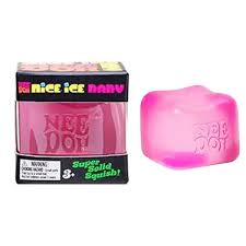 NeeDoh nice cube super solid squish - rosa