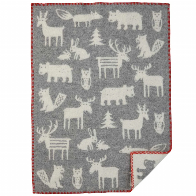 Forest ullfilt 65x90 cm - grå