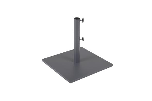 Flat parasollfot 50x50 cm 40 kg - antracit