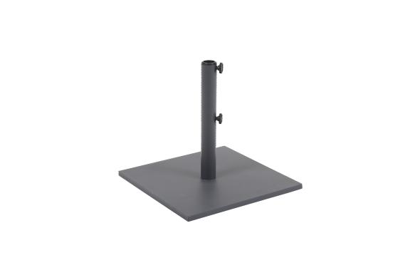 Flat parasollfot 50x50 cm 50 kg - antracit