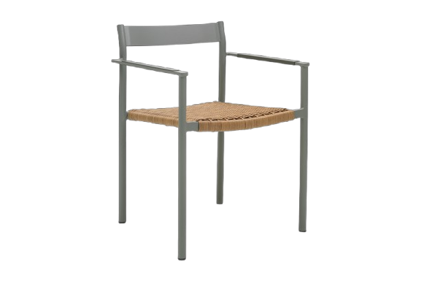 DK karmstol - dusty green/natur