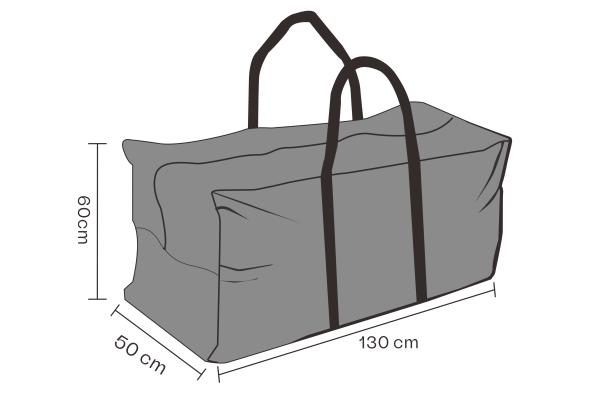 Dynväska 130x50x60 cm, vattenavvisande - svart