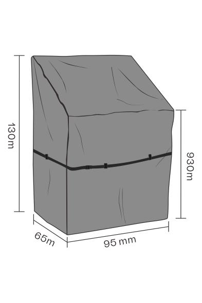 Möbelskydd Bellac utekök, andas - svart