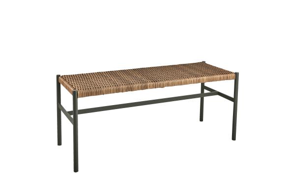 DK bänk 106x40 cm- nordic green/natur