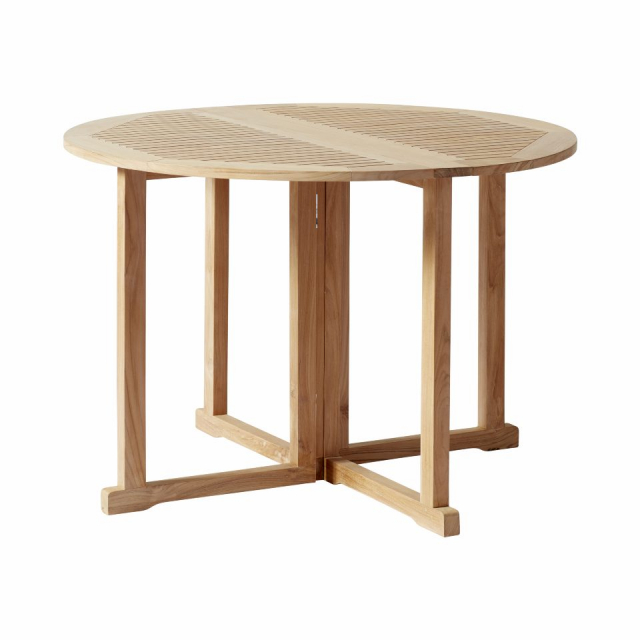 Butterfly bord Ø 110 - teak