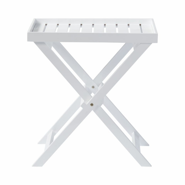 Classic brickbord 40x60 cm H65 cm - vit