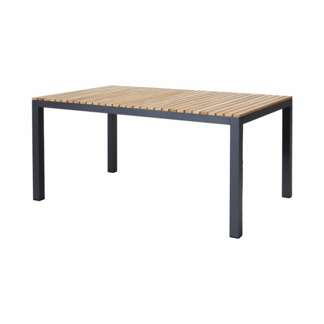 Mood Extreme trädgårdsbord 167,5x100 H74 cm - antracit/teak