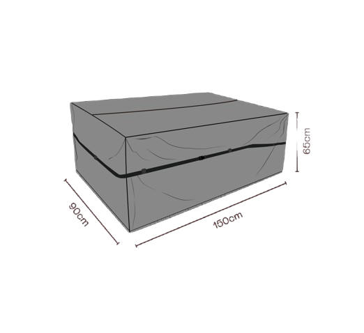 Soffskydd 150x90xH65 cm, andas - svart
