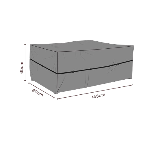 Soffskydd 145x80x65 cm, andas - svart