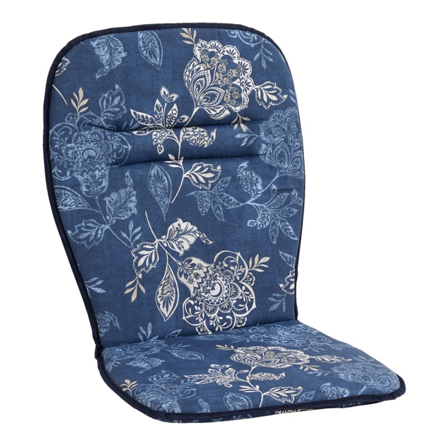 Hög stapelstolsdyna - nadira blue