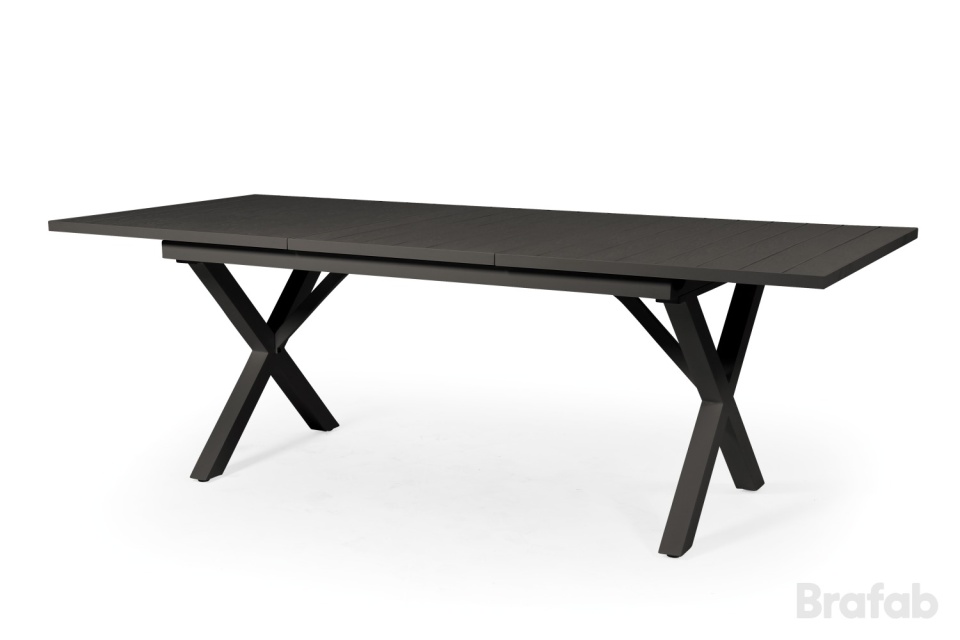 Hillmond bord förlängningsbart 160-220x100 H73 cm - matt svart