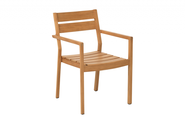 Delia karmstol - teak