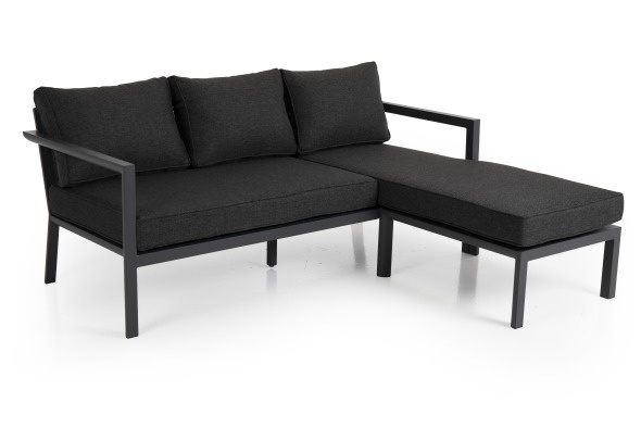 Delia divansoffa - antracit/nearly black dyna