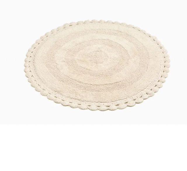 Rimini badrumsmatta Ø 100 cm - sand