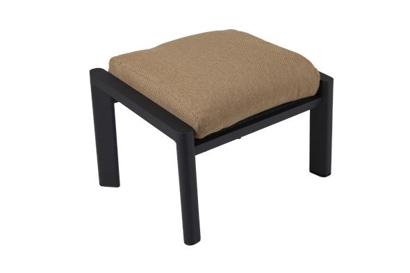 Slide fotpall - svart/cinnamon dyna