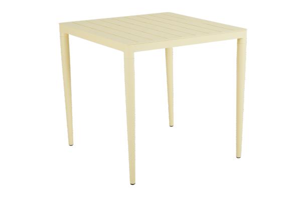 Bigby bord 76x76 H73 cm - lemon