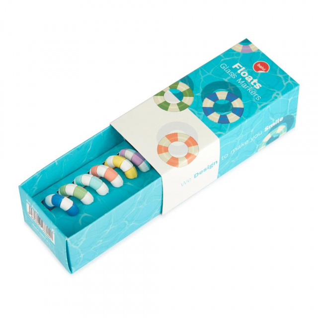 Floats glasmarkörer, 6-pack