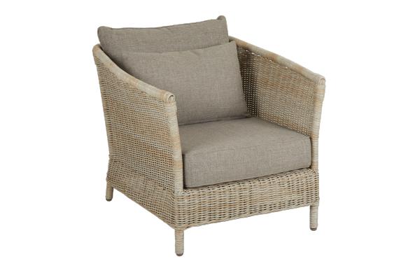 Aster fåtölj - beige/beige dyna