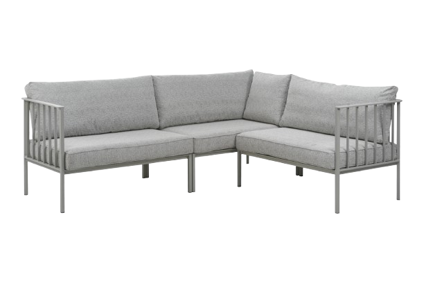 Upper hörnsoffa - light grey/digi grey dyna