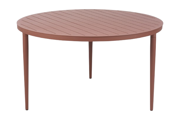 Bigby bord Ø 130 H73 cm - zin red