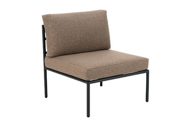 Reno mittdel - svart/raw peanut dyna