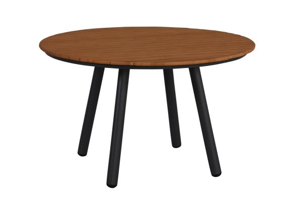Bam Bo bord Ø 120 H73 cm - antracit/bambu