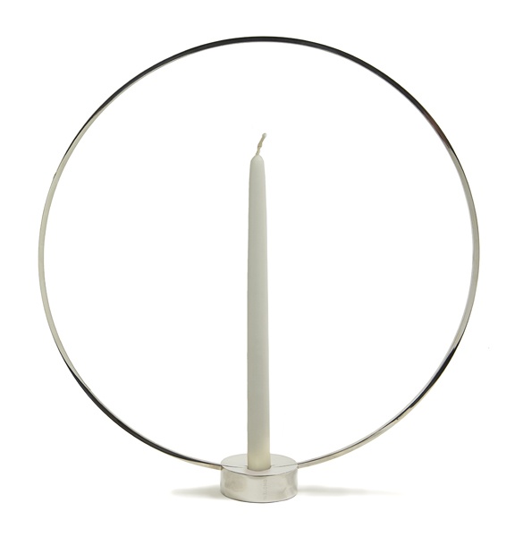 Gloria ljusstake stor - nickel
