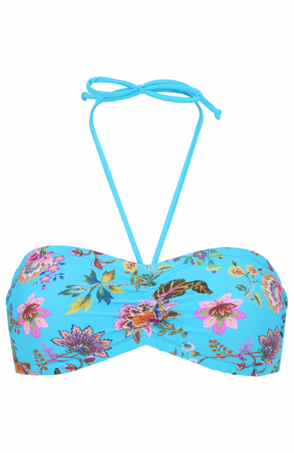 Olivia bandeau-BH vadderad - aqua