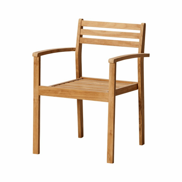 Rosenholm karmstol - teak
