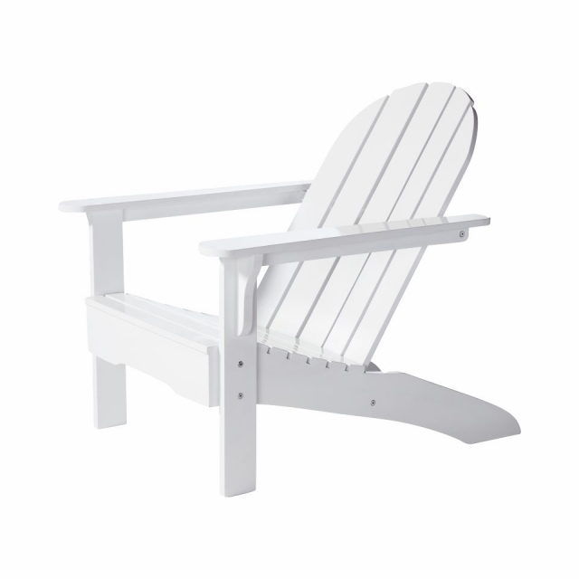Adirondack däckstol - vit