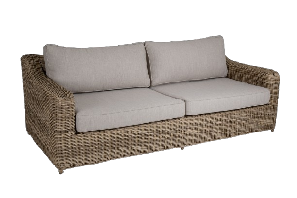 Glendon 3-sits soffa - rustic/beige dyna