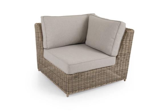 Glendon hörndel - rustik/beige dyna