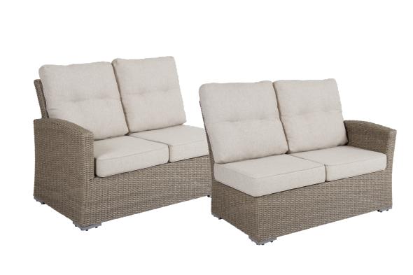 Ashfield 2-sits avslut HV - beige/beige dyna