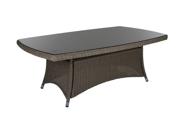 Hornbrook soffbord 160x90 H55 cm - beige/glas