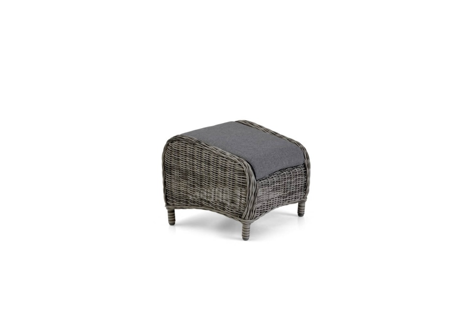 Rosita fotpall - grå/grå dyna