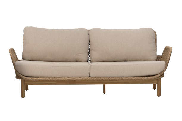 Lily 2,5-sits soffa - twist straw/plush wheat dyna