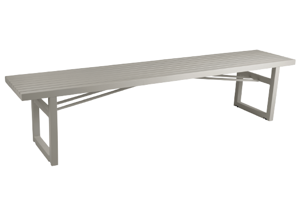 Vevi bänk 200x41 cm - khaki