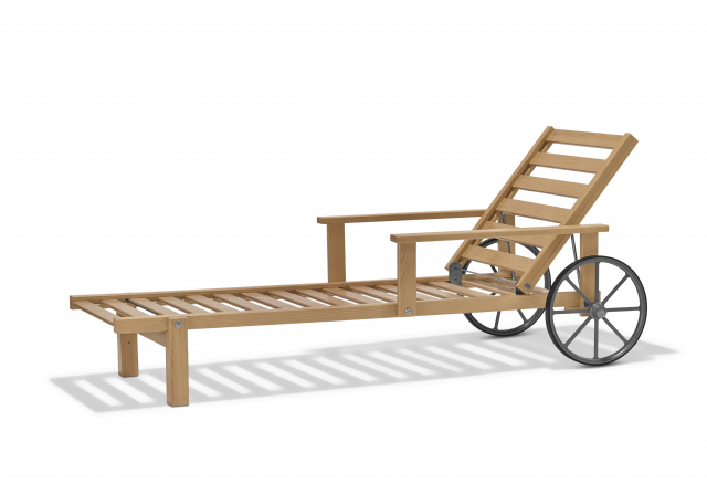 Liggvagn - teak